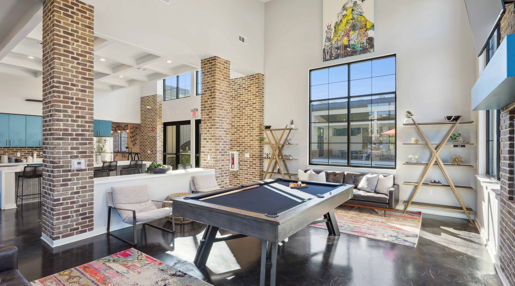 community room pool table NinetyNine Raleigh NC